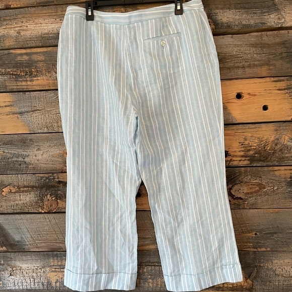 Tommy Hilfiger Linen Stripe Pants - Picture 2 of 7